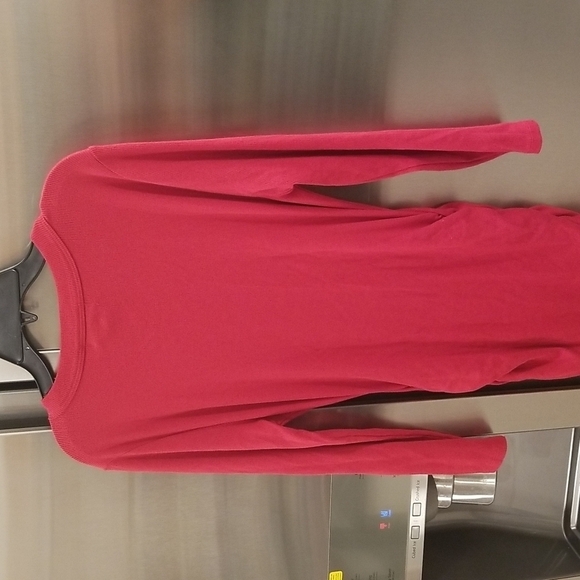 💕MICHAEL STARS💕 Christina Midi Ruched Sheath Dress ~ Heart Red Large L NWT - Picture 8 of 14